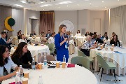 Инесса Тищенко, руководитель дирекции сопровождения продаж, Страховой дом ВСК, выступила с докладом "Практика применения RPA в ОЦО: разработка, внедрение, масштабирование"